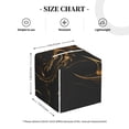 thumbnail image 4 of Sikiie Golden Dragon Tattoo Art Leather Tissue Box Cover Square, tissue box holder - 5.2”x5.2”x5.2”, 4 of 7