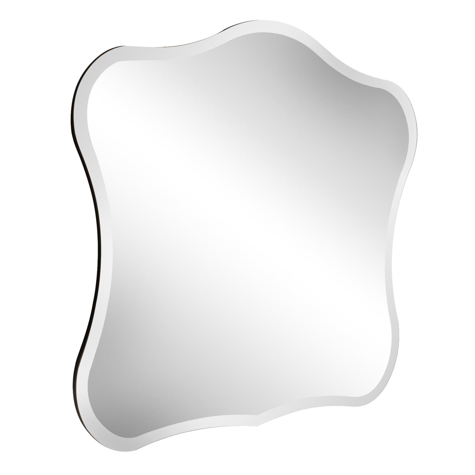 Tyler Dillon Gasperaux Frameless Fancy Wood Mirror