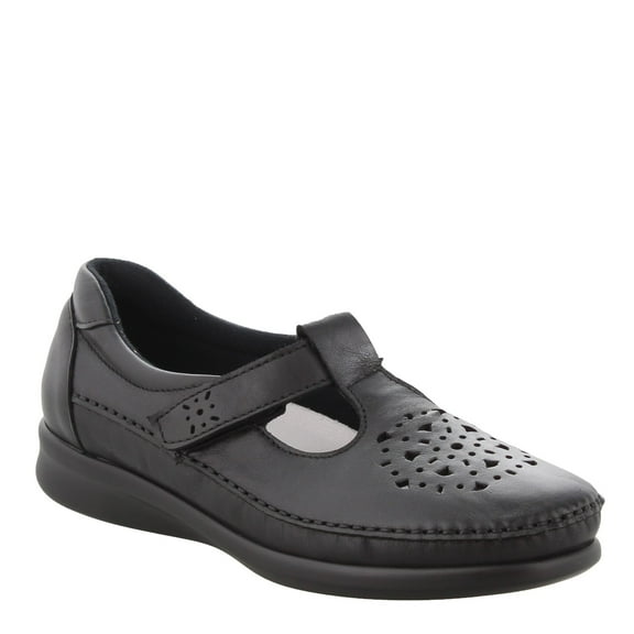 SAS Women's Loafers, Black Smooth, 11 X-Wide
