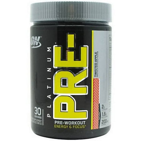 Optimum Nutrition Platinum Pre-Workout Powder, Twisted Apple, 30 Servings