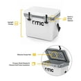 thumbnail image 4 of RTIC 22 QT Hard-Sided Cooler, Fits 30 Cans or 8 Wine Bottles, White & Grey, 4 of 8