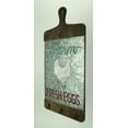 thumbnail image 2 of Galvanized Finish Farmhouse Chicken Cutting Board Wall Hook, 2 of 3