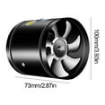 thumbnail image 3 of Yibooy 4 6 8 Inch Pipe Air Ventilator Metal Duct Fan for Bathroom Toilet (4Inch), 3 of 8