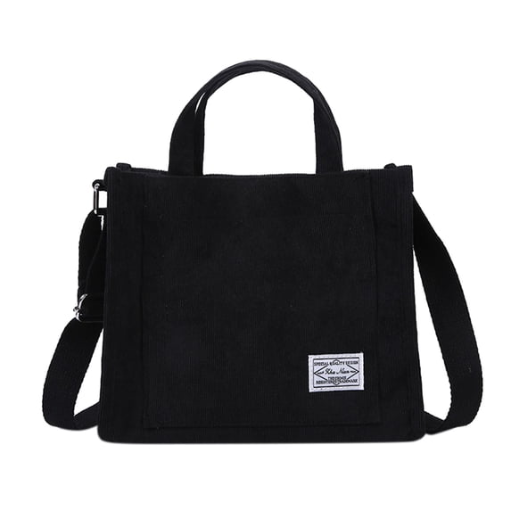 EliteGoogv Shoulder Bags For Women Lightweight Square Design Womens Shoulder Bags Portable Compact Daily Crossbody Bags Versatile Casual Tote Handbags Black