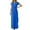 A-Blue777, variant on Womens Solid Pleated Dress Loose Flowy Short Sleeve Round Neck Maxi Dress Stretchy Minimalist Casual Dresses