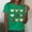 *Green, variant on Women Cute Tops Heart Graphic Tees,Printed Crewneck Short Sleeve T Shirts White,Womens Plus S