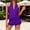 Purple, variant on MAIHAN Women Casual Outfits Summer Clothing Sets Shirt Tops Shorts Clothes Sets Elastic Waist Shorts 2pcs Clothes Set Casual Two-Piece Outfit