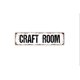thumbnail image 1 of Letrero para sala de manualidades, sala de pasatiempos, cobertizo para el hombre, cueva, arte de manualidades, letrero de metal rústico para calle o placa con nombre para puerta, tamaño: 4 x 16, 1 of 4