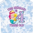 thumbnail image 4 of Inktastic This Mermaid is 4 Years Old Girls Toddler T-Shirt, 4 of 5