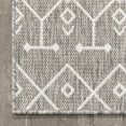 thumbnail image 7 of Well Woven Indoor/Outdoor Area Rug 2'3" x 3'11" Nors Light Grey Nordic Lattice, 7 of 7