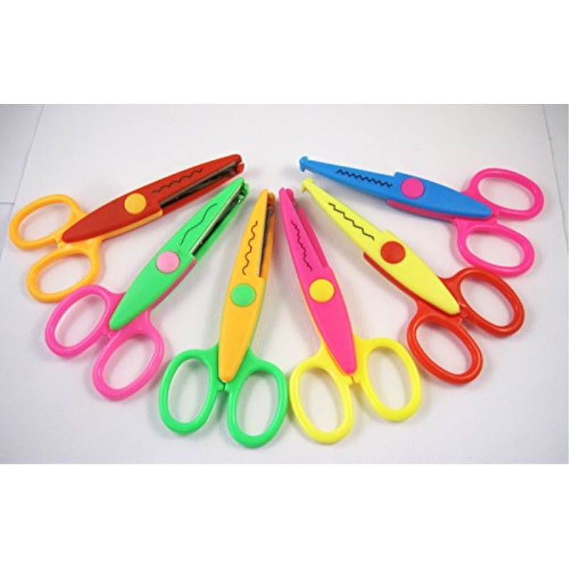 5 Inch Length Creative Scissors Decorative Wave Lace Edge Craft