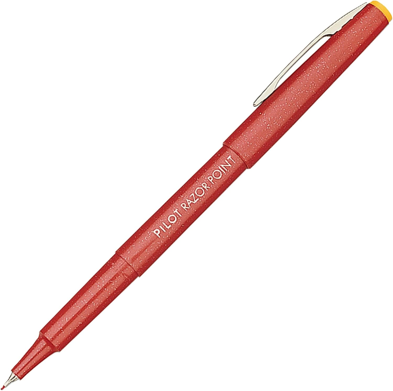 TRH-Razor Point Fine Line Marker Stick Pens, Ultra-Fine Point (0.3mm) Red Ink, 12 Units (11007)