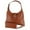 Brown, variant on Alyssa  Synthetic Leather Shoulder Handbag and Matching Clutch/Wallet Set (Women)