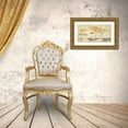 thumbnail image 3 of Bacci, Leonardo 32x18 Gold Ornate Wood Framed with Double Matting Museum Art Print Titled - Antibes, 3 of 4