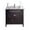 Brown, variant on 36-Inch Single Sink Bathroom Vanity With White Quartz Countertop - Color White - Laviva