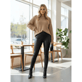 thumbnail image 2 of Set De 3 Leggins Cuero Mallones Elegantes Unitalla Stretch Legging, 2 of 7