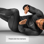 Hayabusa Geo Jiu Jitsu Compression Spats - Grey, Large