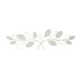 thumbnail image 6 of DecMode Brown Metal Leaf Wall Decor, 6 of 11
