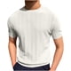 thumbnail image 1 of Playera Elvqul Hombre Liso Manga Corta Blanco Economicas Cuello Redondo, 1 of 6