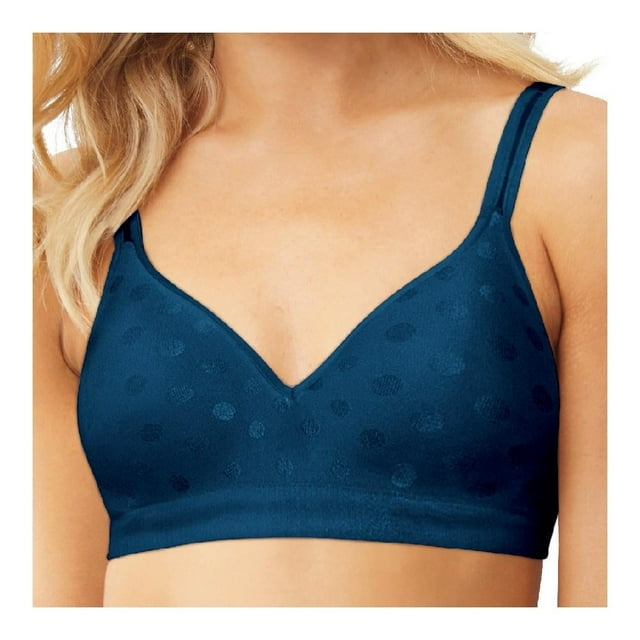 Brasier Hanes Intimates Sin Costura Azul Talla EG