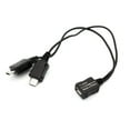 thumbnail image 6 of Micro USB Charger Splitter 2-Port Y Adapter Converter X3Z for LG X Venture, Optimus Zone 3 2, Power, K8 V, K20 V, Premier Pro LTE, Phoenix Plus, G Vista, G3 Vigor, L90 L70, Stylo, Pro, Lite, 6 of 6