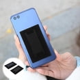 thumbnail image 1 of IFANLANDOR 2Pcs Phone Grip Phone Card with Rectangular Shape in Black PU Material, 1 of 8