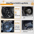 thumbnail image 5 of Srbtv-20pcs 14x1.5 Lug Nuts - 19mm Lug Nut 1.38 Inch Tall 3/4 Inch Hex Chrome Lug Nuts, For 1999-2021 150, 5 of 5
