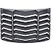 thumbnail image 3 of CUMART Rear Window Louvers Windshield Sun Shade Cover Lambo Style Matte Black Compatible with Chevrolet Chevy Camaro 2016 2017 2018 2019 2020 2021 2022 2023, 3 of 4