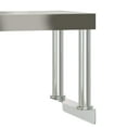 thumbnail image 5 of vidaXL Kitchen Work Table with Overshelf 43.3"x21.7"x47.2" Stainless Steel, 5 of 6