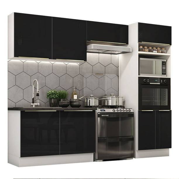 Cocina Integral Completa Modular Madesa Lux 270cm BN 01