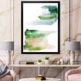 thumbnail image 3 of Designart 'Blue Green and Pink Spots Clouds' Modern Framed Art Print, 3 of 4