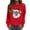 Red, variant on Tiweut Womens Sweatshirts Christmas Cozy Dogs Print Crewneck Pullover Long Sleeve Soft Fleece Loose Fit Holiday Pullover Regular Tops,A-Khaki,S