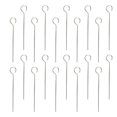 thumbnail image 4 of HLONK 20 Pcs Brochettes en Acier Inoxydable pour Barbecue (Argent), 4 of 6