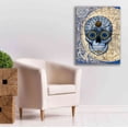 thumbnail image 6 of Epic Graffiti 'Astrologiskull' by Fusion Idol Arts, Canvas Wall Art, 26"x34", 6 of 8