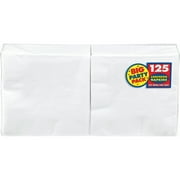 White, Big Party Pack, 2-Ply Luncheon Napkins, 125 Per Pack Party Supplies