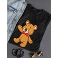 thumbnail image 3 of Little Teddy Bear T-Shirt Women -SPIdeals Designs, Female x-Large, 3 of 4
