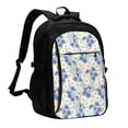 thumbnail image 1 of Balery Daisies Flowers Mochila con carga USB para hombre y mujer - Mochila impermeable y antirrobo para laptop con puerto USB para viajes, trabajo, 1 of 7