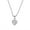 Platinum Color, variant on Heart Necklaces for Women Dainty Delicate Pendant Stainless Steel Cubic Zirconia Sweater Chain Personalized Jewelry Black 2