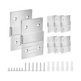 thumbnail image 1 of 1 Set 5In French Cleat Hanger Heavy Duty Metal Hanger Photo Rack Art Frame Wall Hardware Z-Barfor H, 1 of 5