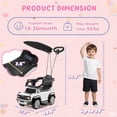 thumbnail image 2 of iYofe Ford Bronco 3-in-1 Toddler Push Car for Ages 1-3, Ride On Toy with Adjustable Parent Handle, Canopy, Safety Guardrail, Horn & Silent Wheels, Push Car for Toddlers, 2 of 8