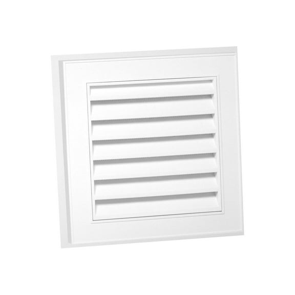 CintBllTer 626043-00 12-Inch Square Gable Vent, White