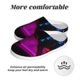thumbnail image 6 of Yiaed Futuristic Purple Panther A、 Print Slippers Fuzzy Warm Cozy Slippers Non Slip House Slippers For Indoor Outdoor Slippers House Slippers-39/40, 6 of 7