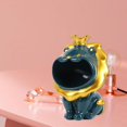 thumbnail image 2 of ResinLittle Lion Estatua Escultura Holder Salón Decoración Verde Gloria Estatua de resina, 2 of 9