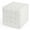 White, variant on Beaumont Lane Leather Brown Ottoman Cube 18"