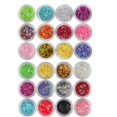 thumbnail image 1 of Minejin Nail Art Glitter 3D corazón lentejuelas encantos recorte estrella Slime copos para uñas cara ojo Slime 12 colores, 1 of 5