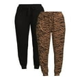 thumbnail image 1 of JUNWELL Women‘s Super Soft Hacci Knit Jogger Pants  27.5” Inseam  2-Pack  Sizes XS-XXL, 1 of 5