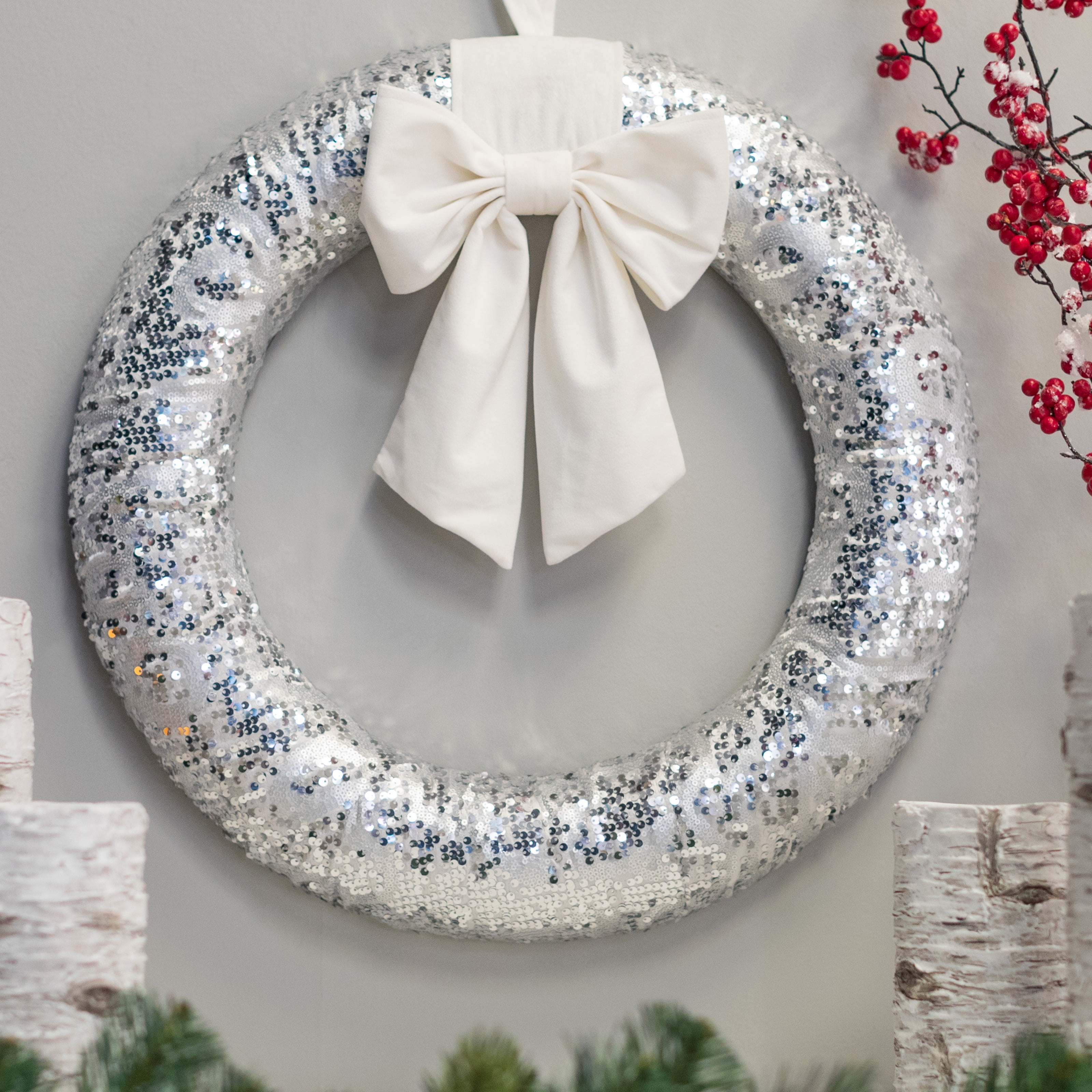 Glitter Christmas Wreath 