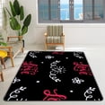 thumbnail image 2 of FREEAM Soft Rug Large Area Rugs, Valentine's Day Doodles Icons Comfortable Indoor Carpet, Baby Play Mat for Living Room Bedroom Nursery Home Decor Floor Mat 72x48inch, 2 of 6