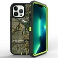 thumbnail image 2 of For Apple iPhone 14 Pro 6.1 inch Heavy Duty Armor Shockproof Protective Hybrid Case Cover With Clip Camouflage/Green, 2 of 3