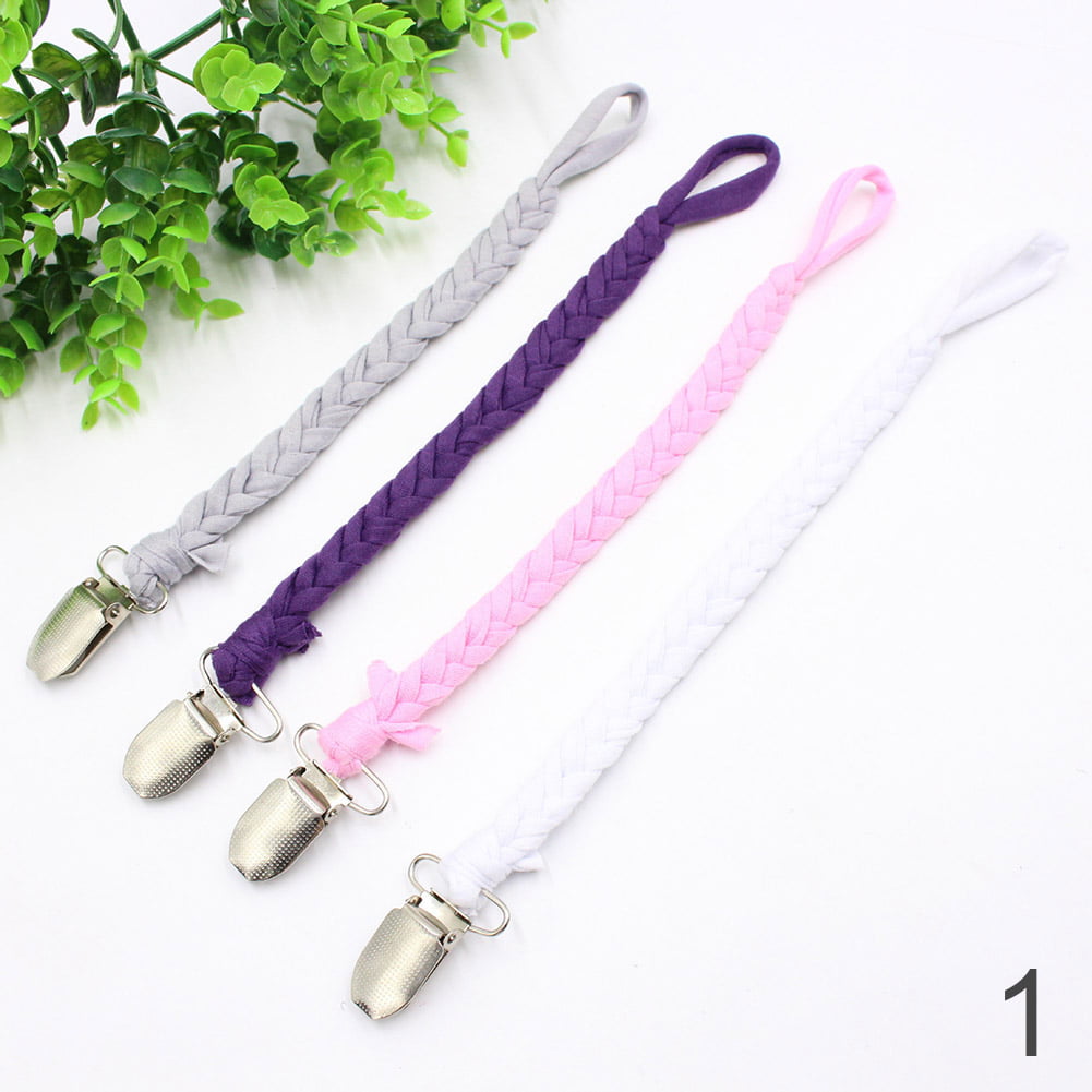 Cute Baby Anti-lost Clip Holder Dummy Pacifier Soother Nipple Strap Chain 